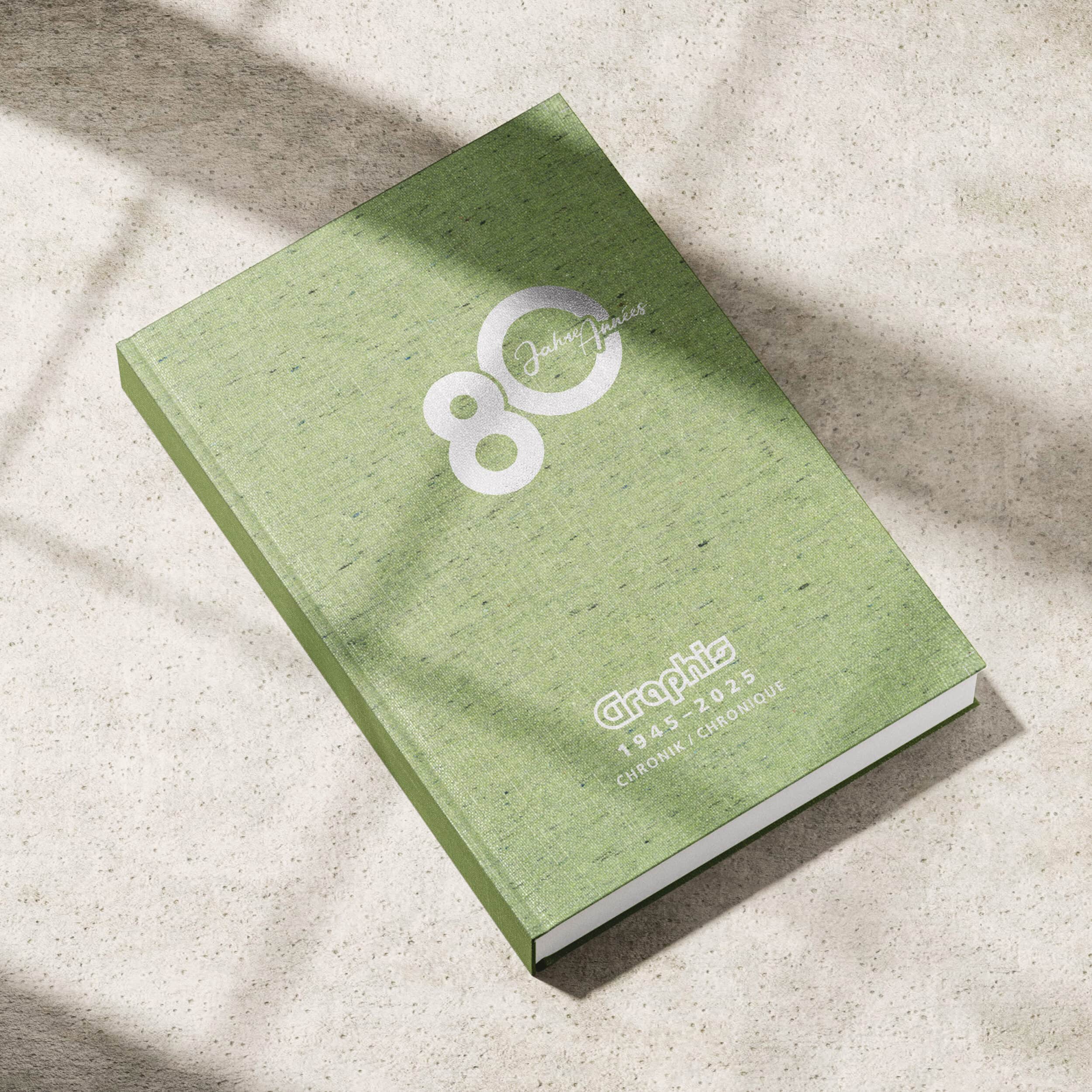 grünes jubiläumsbuch «80 jahre graphis»